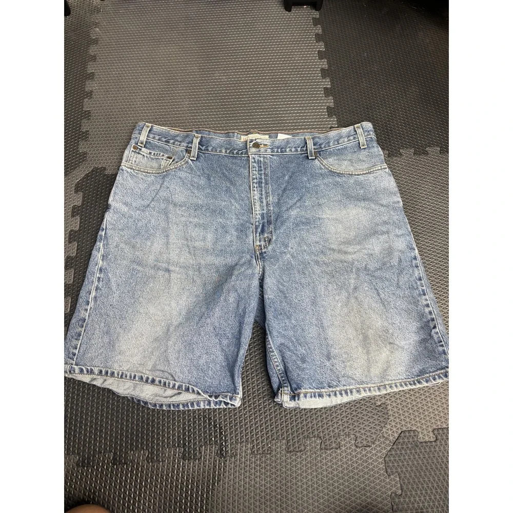 Levi Strauss Signature Men's Relaxed Fit Denim Jean Shorts Size 44 Blue